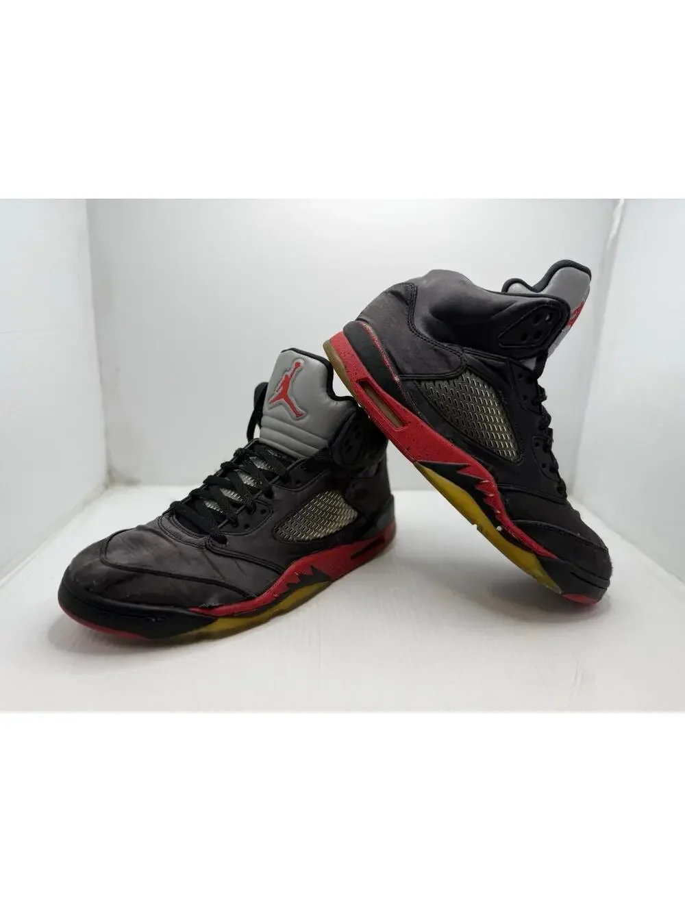 Nike Jordan 5 Retro Satin Bred 2018 Mens sz 12 Sneakers Shoes